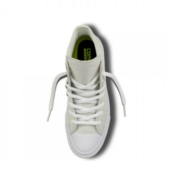 🔥NWT Converse Chuck II 2 Leather Buff Shoes - Picture 6 of 8